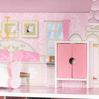 3-Story Dollhouse, LED, 6 Rooms, 8 PCS Accessories Play Houses at Gallery Canada