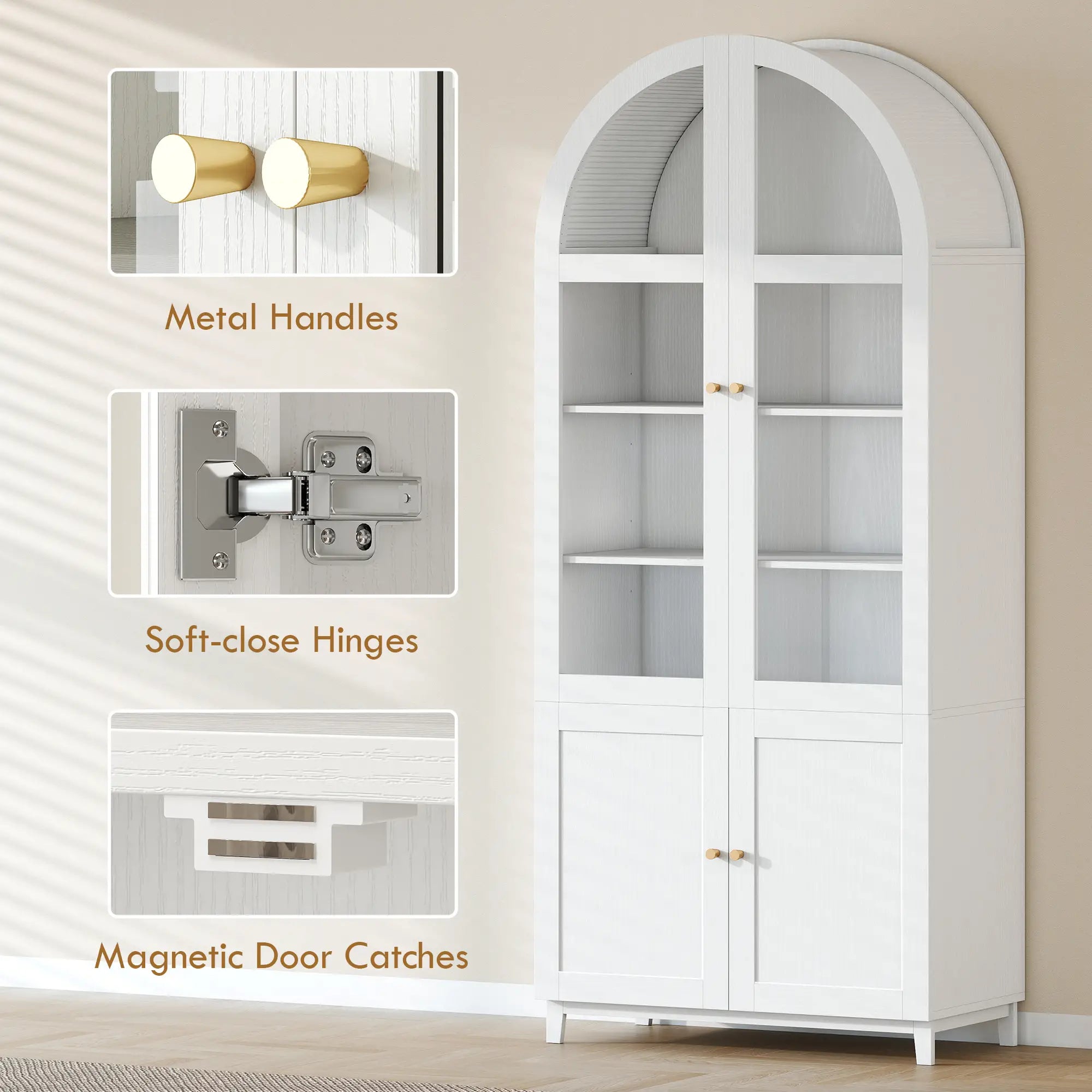 Arched Pantry Cabinet, 71