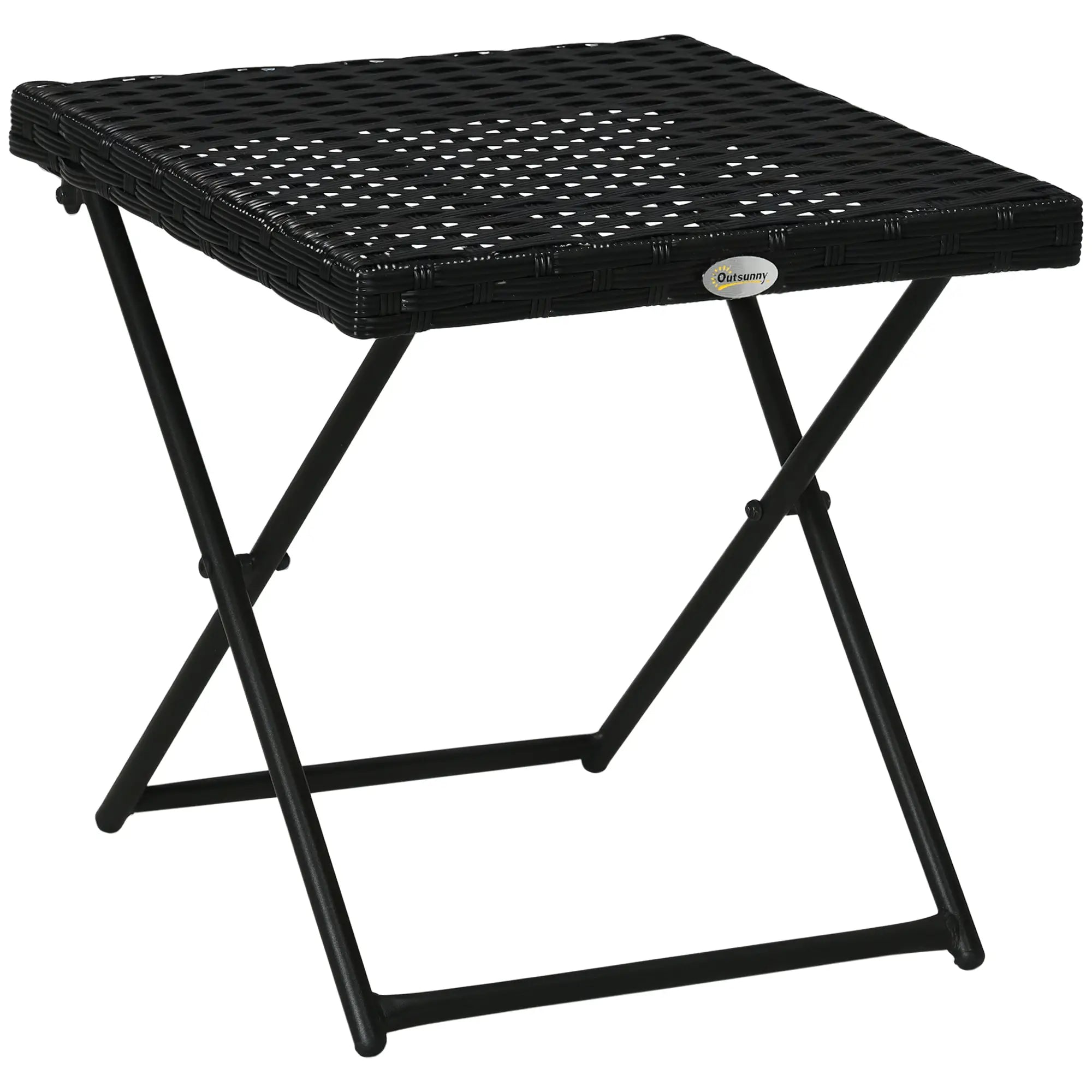 Outdoor PE Rattan Coffee Table, 15.75