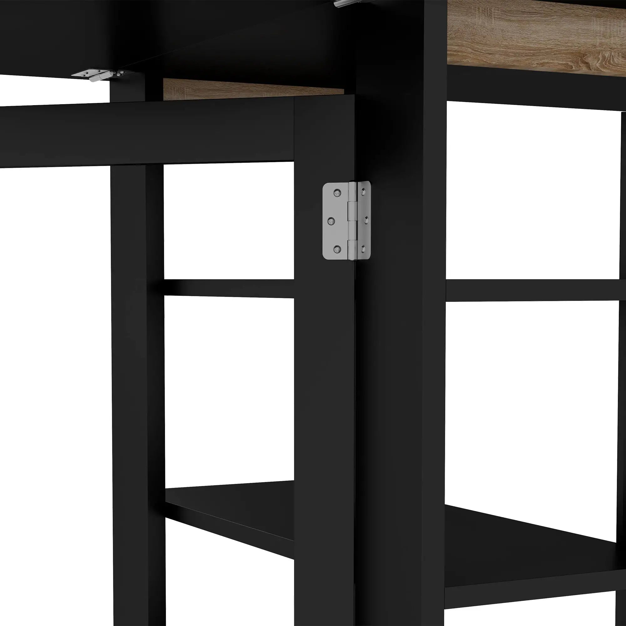 Folding Dining Table With Storage, Drop Leaf Kitchen Table, Black Bar Tables & Dining Tables at Gallery Canada