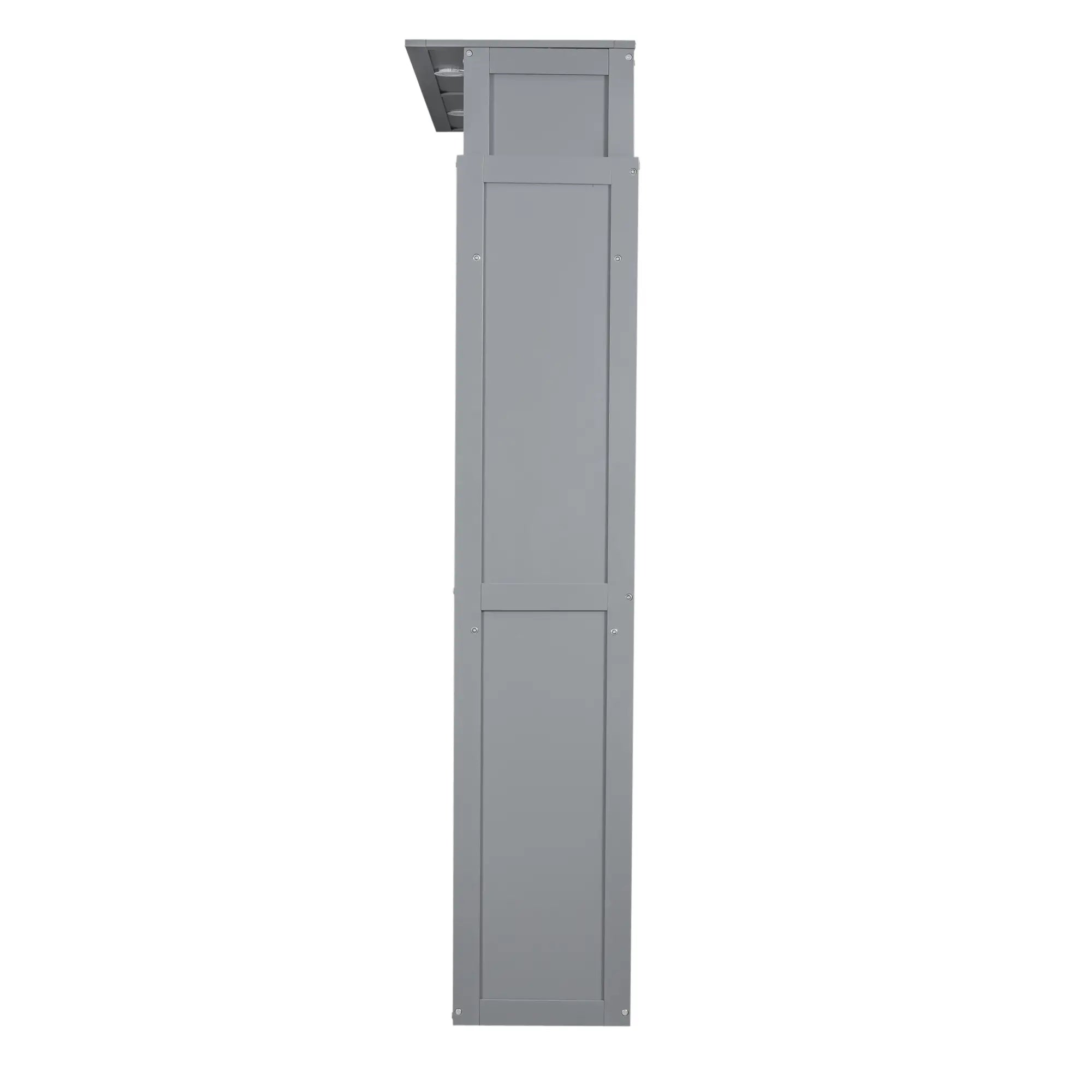 Murphy Bed with Shelves, LED Lights, 97.5