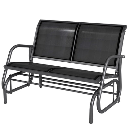 Outdoor Patio Glider Bench, Heavy-Duty Steel Frame Outdoor Gliders at Gallery Canada
