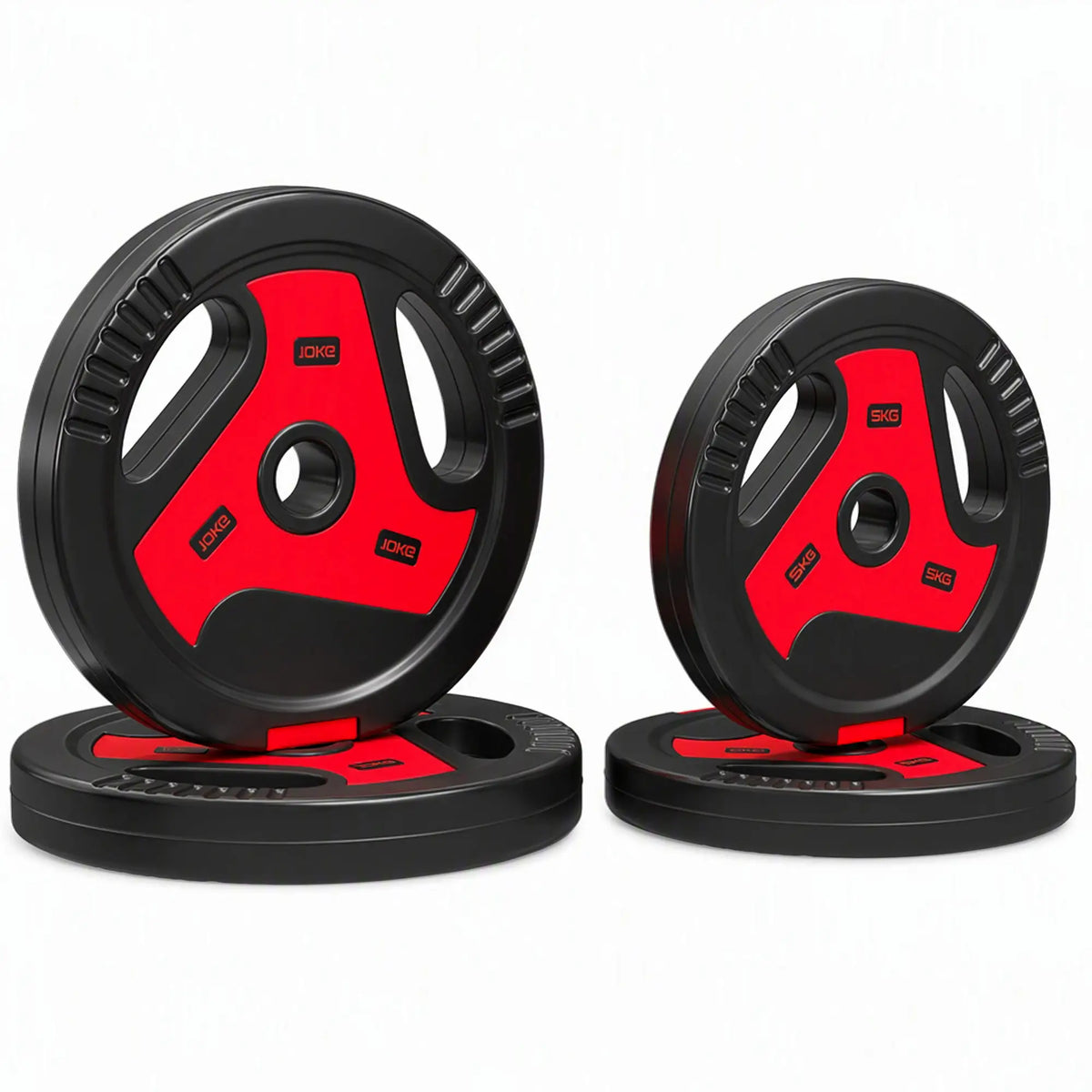 4-Piece 66 lbs Weight Plates Set, Sand-Filled with Handles, 1" Hole, Black, Black Dumbbells & Barbells at Gallery Canada