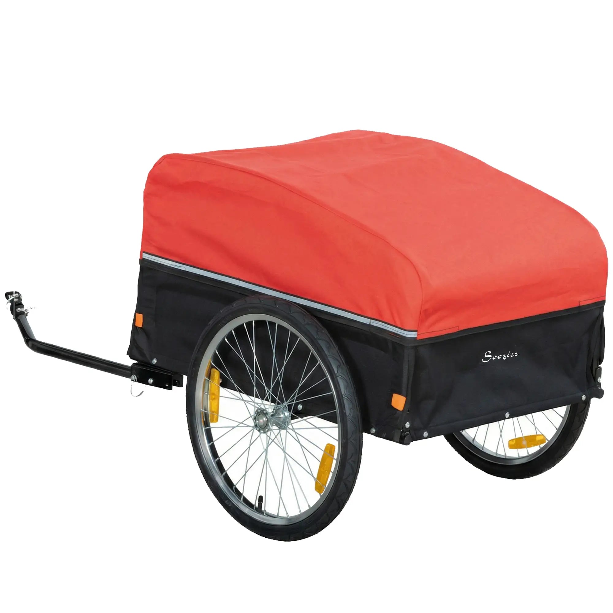 Bike Trailer, Cargo Trailer with 45 Gal Storage Box, 20