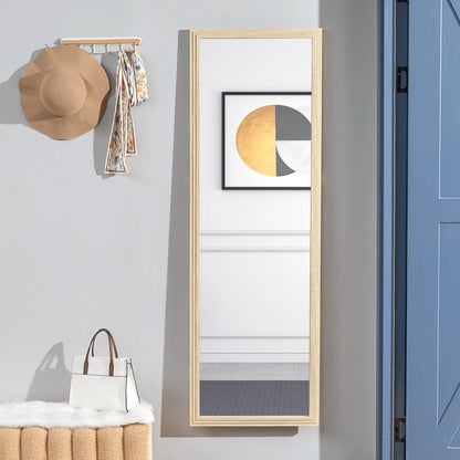 64" x 21" Full Length Mirror, Standing, Wall Mounted, Leaning, Bedroom, Living Room, Beige Full Length Mirrors at Gallery Canada
