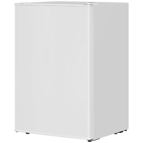 2.5 Cu.Ft Mini Fridge, Single Door, Freezer, Adjustable Thermostat, White