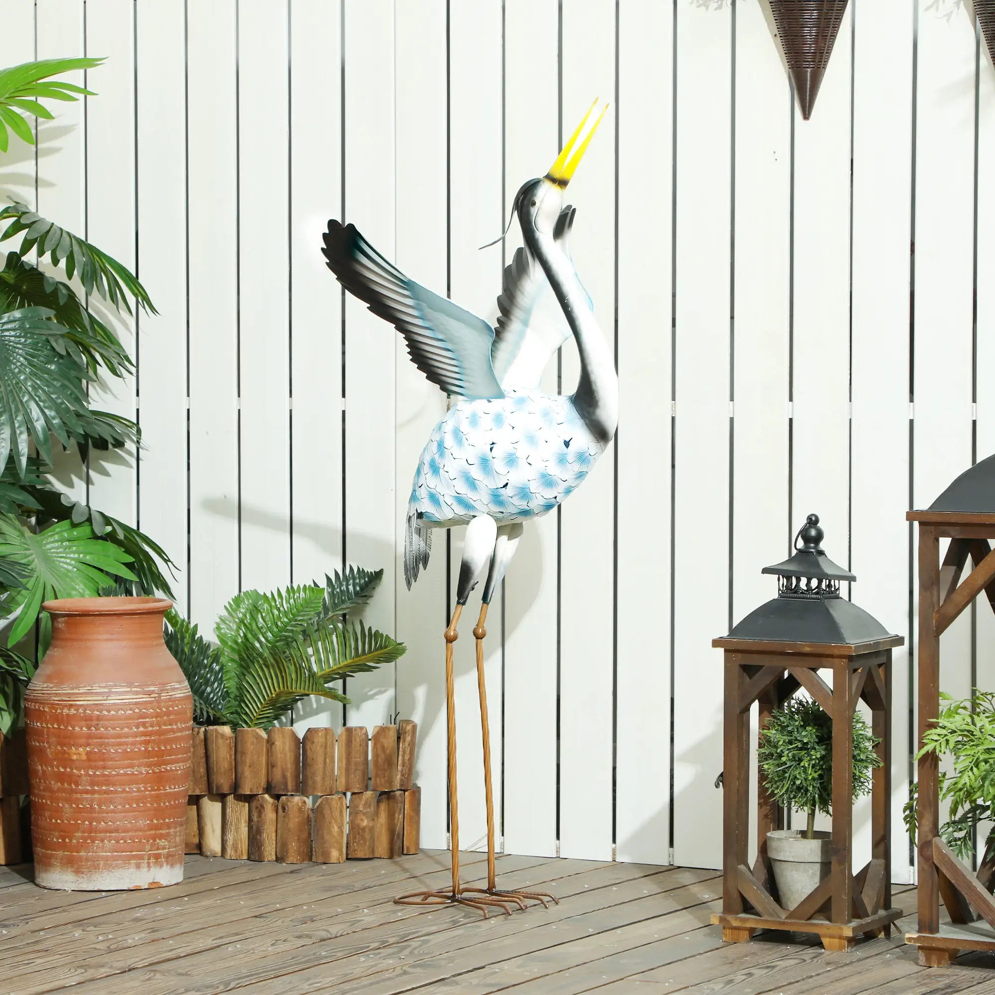 Flying Crane Garden Statue, 42.5
