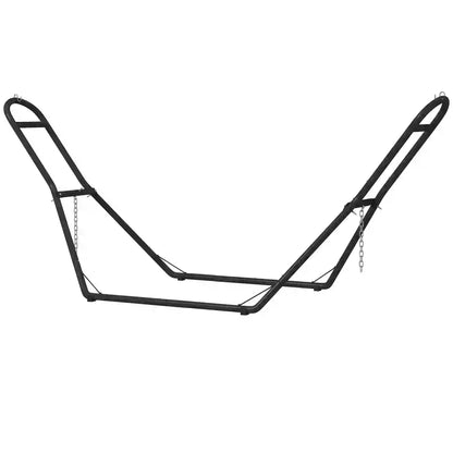 Steel Hammock Stand, Adjustable Height, 109.4", Black