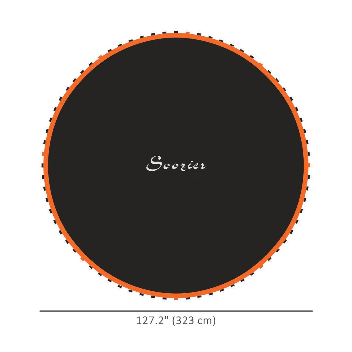 Trampoline Mat Replacement, 12ft, 5.5" Springs, 72 V-Hooks, Orange Trampolines at Gallery Canada