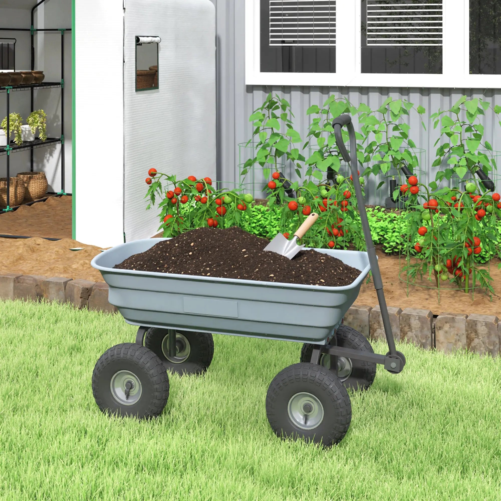 Steel Garden Cart, 10