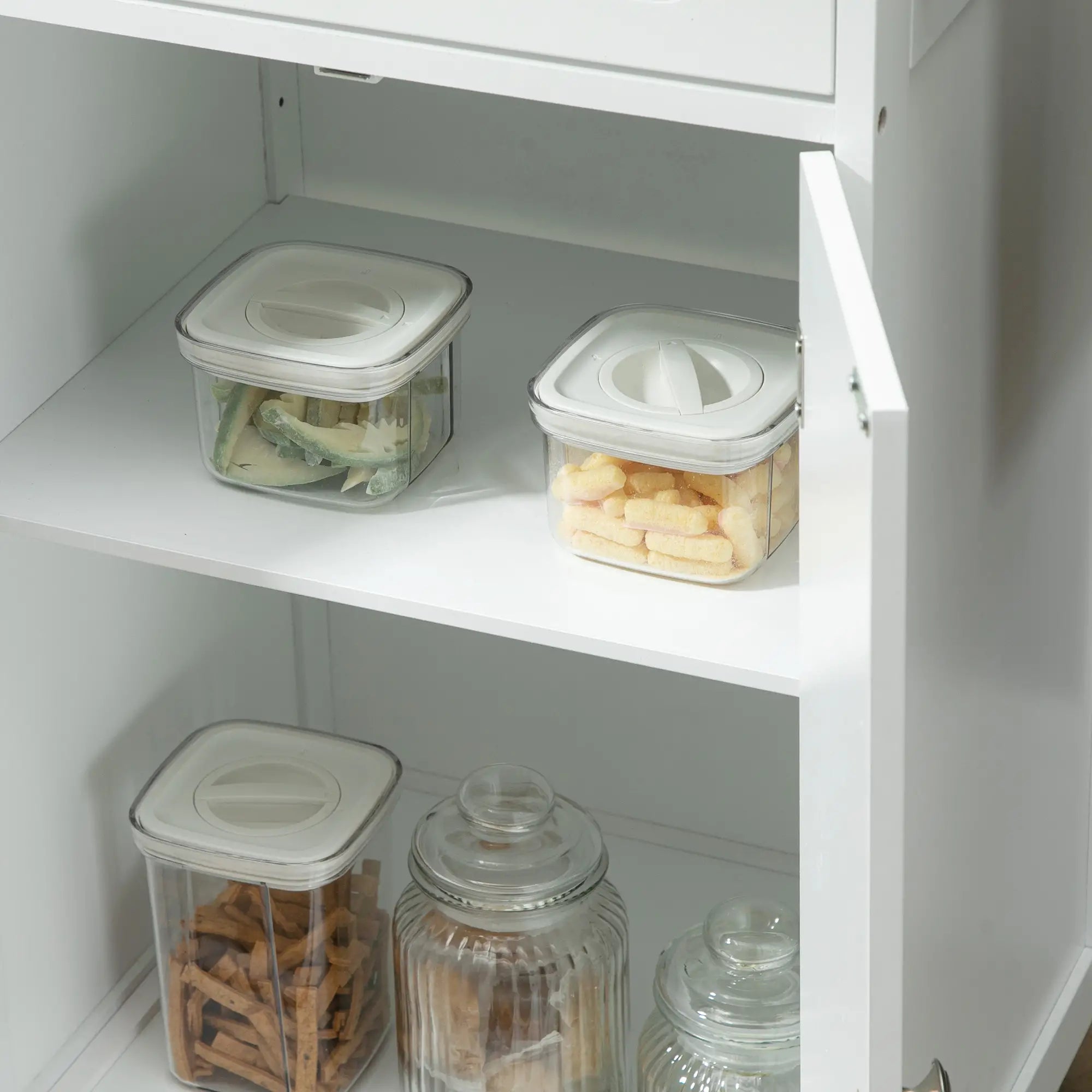 Small Kitchen Cart, Stainless Steel Top, Storage Drawer, White Kitchen Islands & Kitchen Carts at Gallery Canada