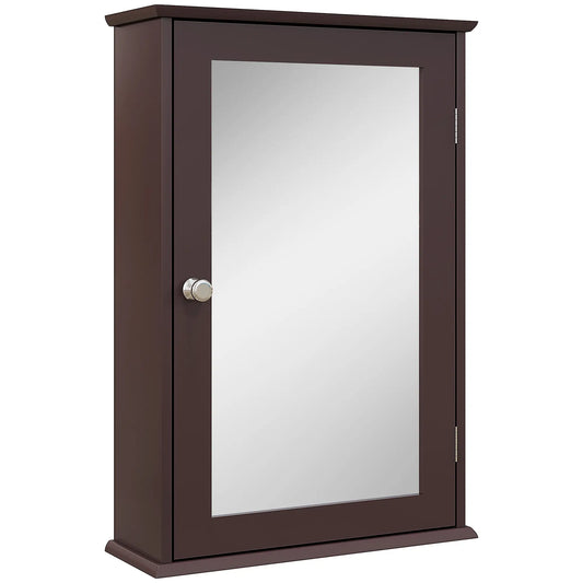 Bathroom Mirror Cabinet, Wall Mounted Medicine Cabinet, Dark Brown Mirror Medicine Cabinets Dark Brown at Gallery Canada