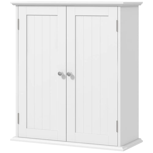 Bathroom Medicine Cabinet, 2 Doors, Adjustable Shelf, Over Toilet