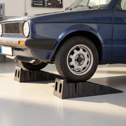 Car Ramps for Oil Changes, 6.7" High, 5500 lbs, 2PC