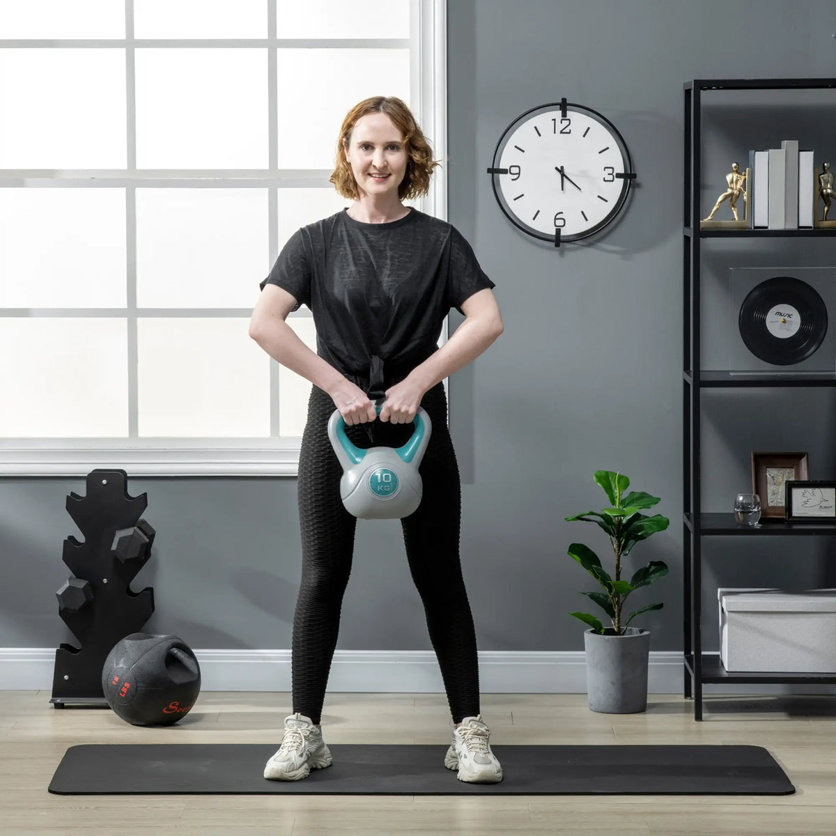 22 Lb Soft Kettlebell, Sand Filled Weight, Light Blue Strength Training Equipment at Gallery Canada
