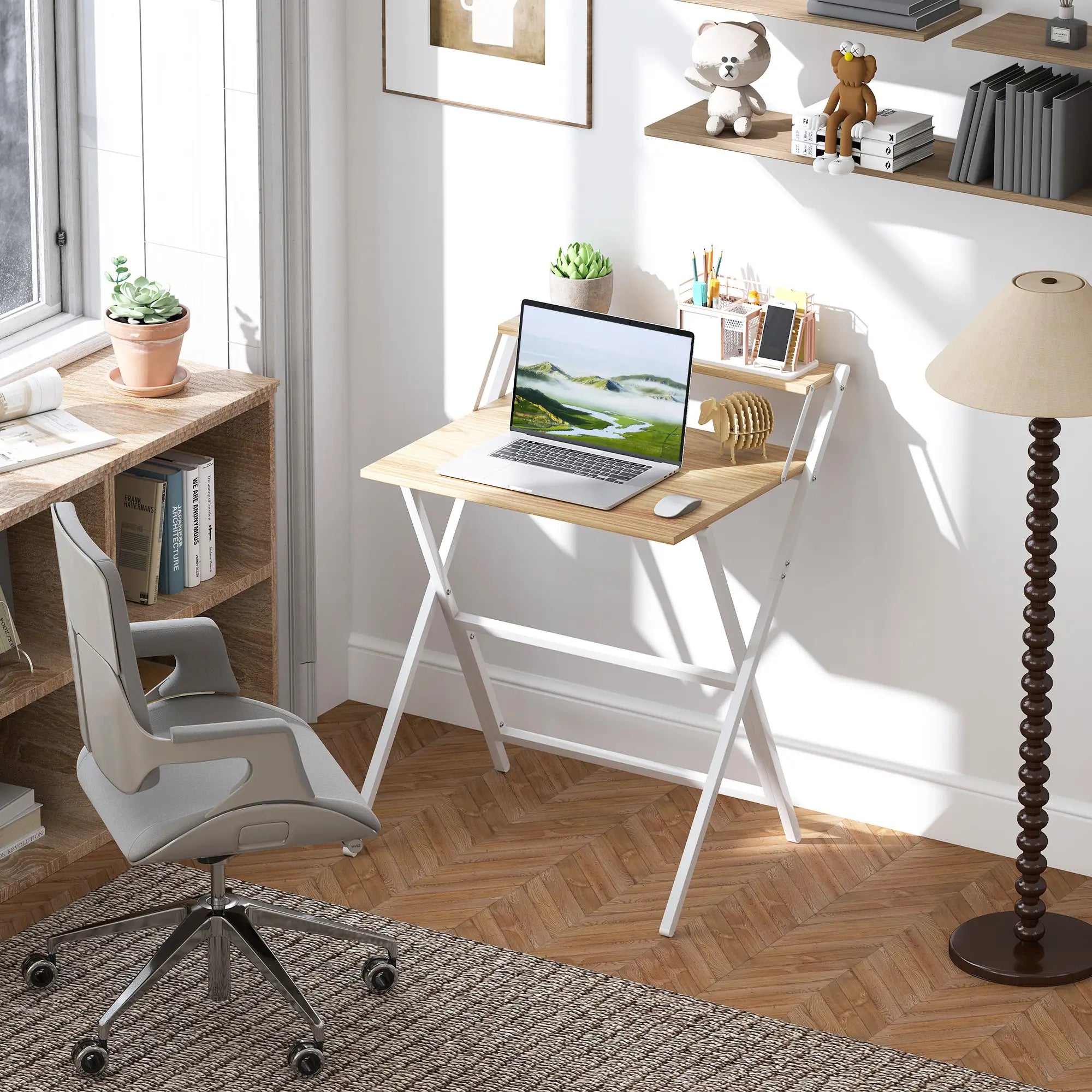 Folding Computer Desk, 27.6