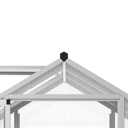 6' x 10' x 6.4' Walk-In Greenhouse, Polycarbonate Panels, Silver Walk In Greenhouses at Gallery Canada