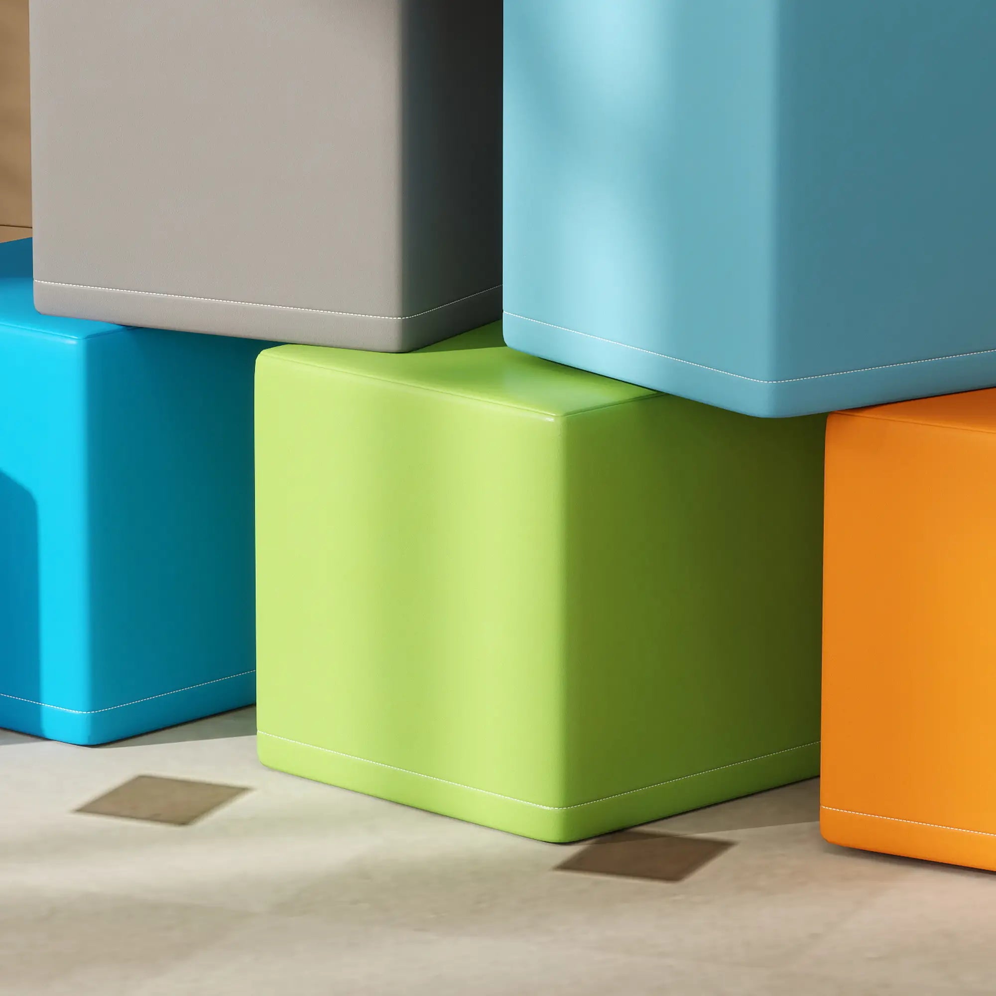 12 Piece Soft Play Blocks, Soft Foam Toy, Multicolours Baby Gym & Playmats at Gallery Canada