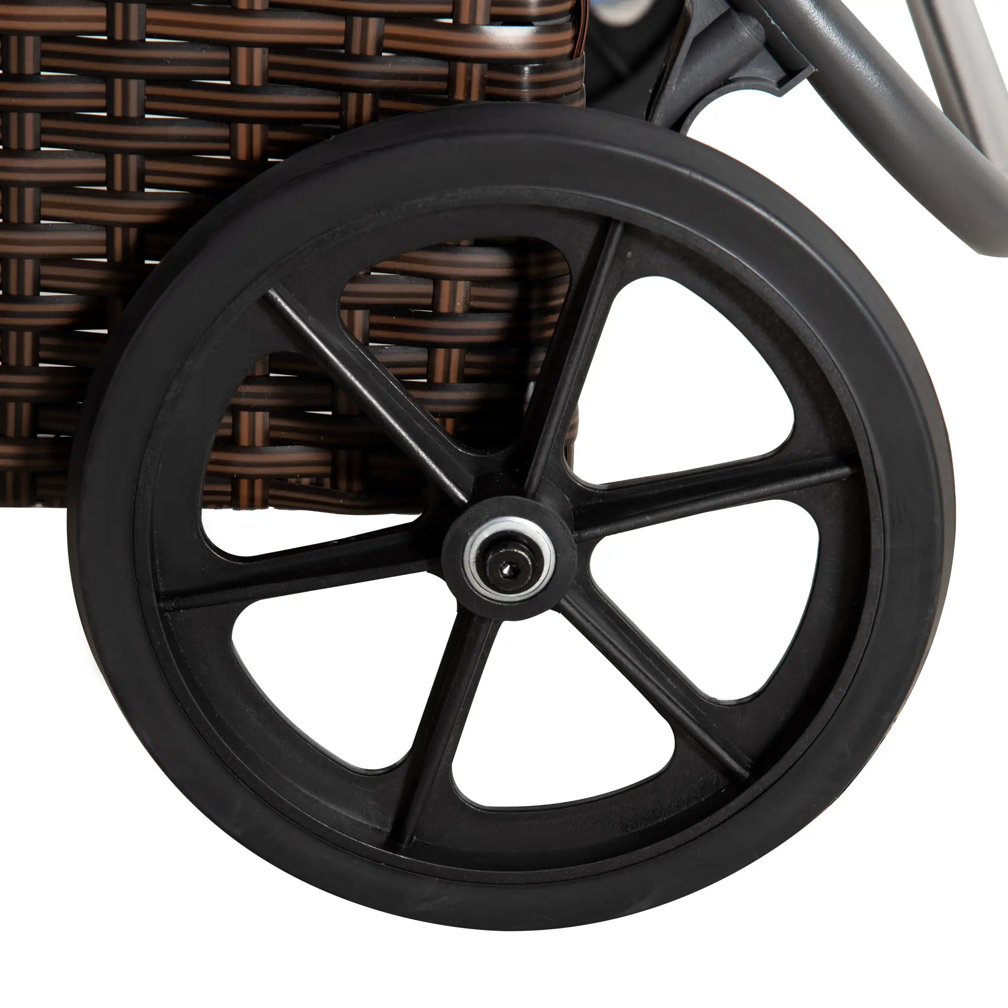 3-Piece Wicker Patio Lounger Set, PE Rattan, Brown/Grey Chaise Loungers at Gallery Canada