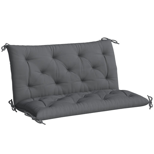 Porch Swing Cushion, Garden Bench Cushion with Backrest, Non-Slip, 39.4