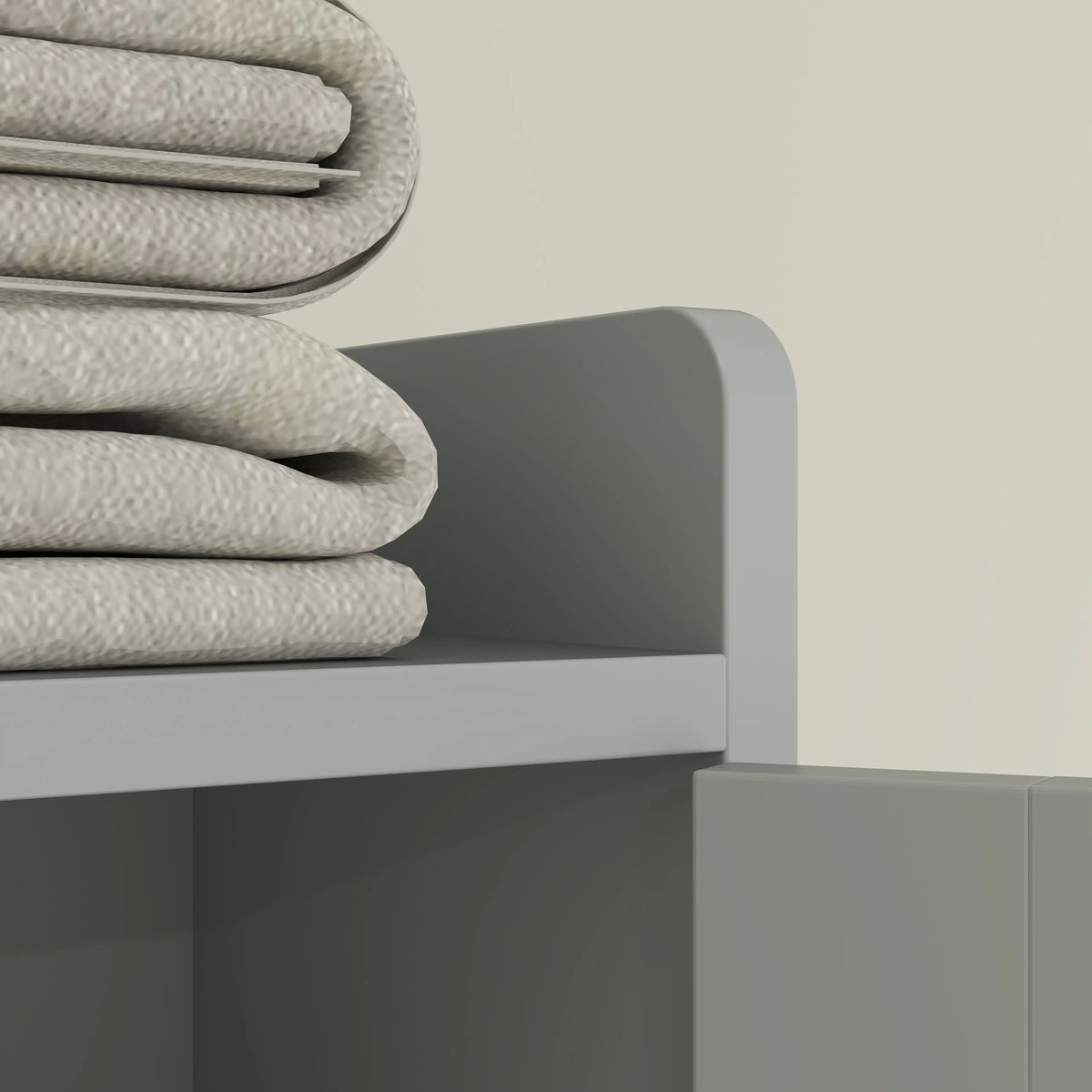 Over Toilet Storage Cabinet, 2 Doors, Toilet Paper Holder, Grey Bathroom Cabinets at Gallery Canada
