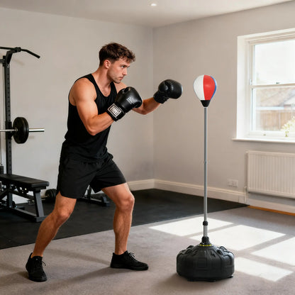 Reflex Bag, Speed Bag with Stand, 57.9"-65" Adjustable, Home Gym Boxing More-Strength Training Equipment at Gallery Canada