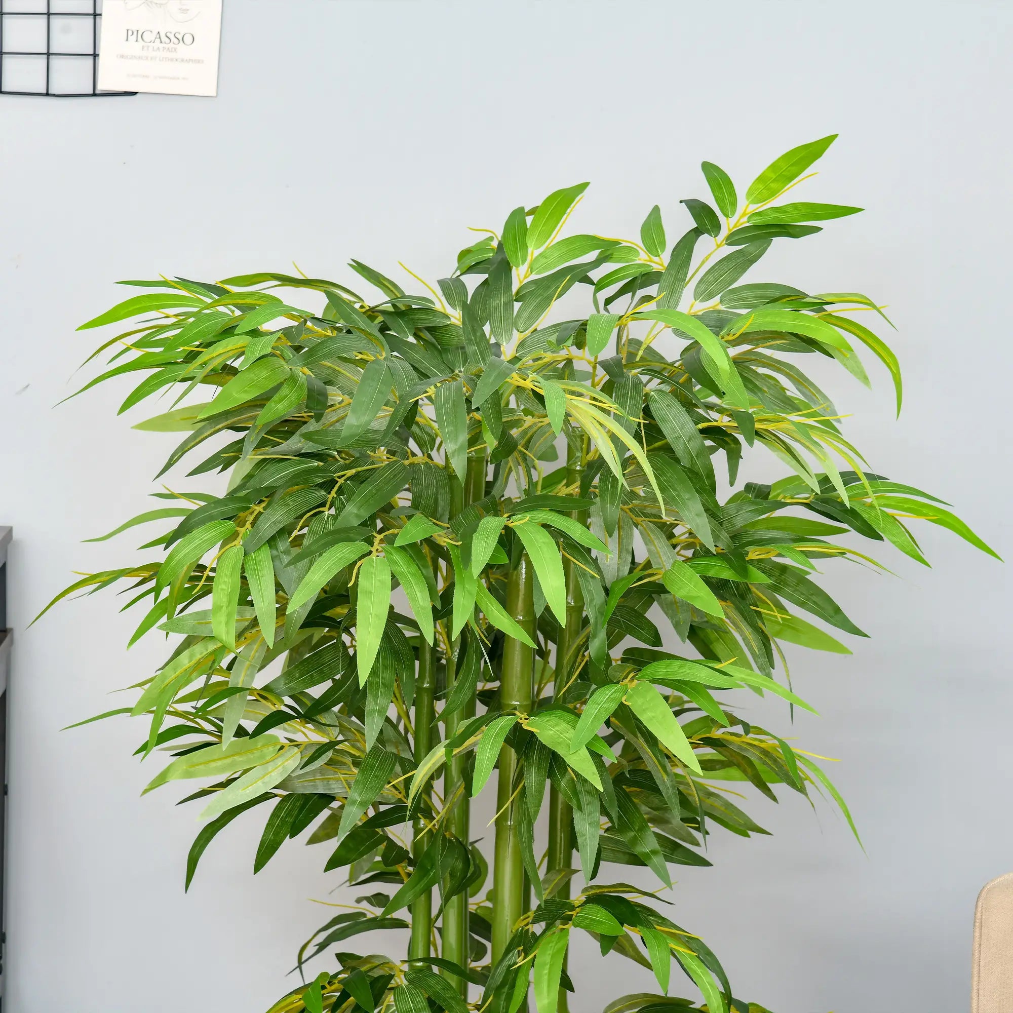 Set of 2, 4.5FT Artificial Bamboo Tree, Indoor Outdoor Decor Artificial Trees at Gallery Canada