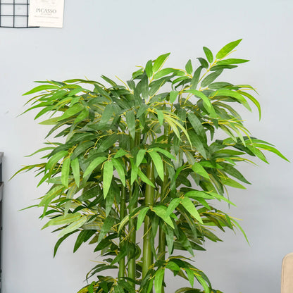 Set of 2, 4.5FT Artificial Bamboo Tree, Indoor Outdoor Decor Artificial Trees at Gallery Canada