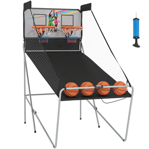 Double Shots Arcade Basketball System, Foldable Two Player