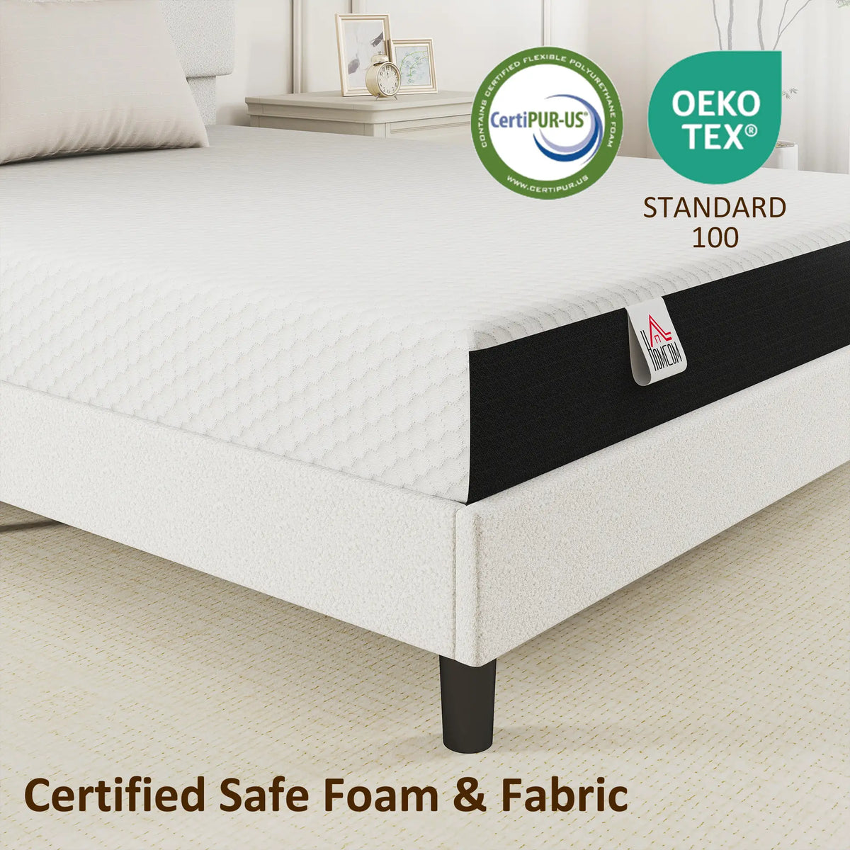 8 Inch Memory Foam Mattress, King, Medium Firm, CertiPUR-US Mattresses at Gallery Canada
