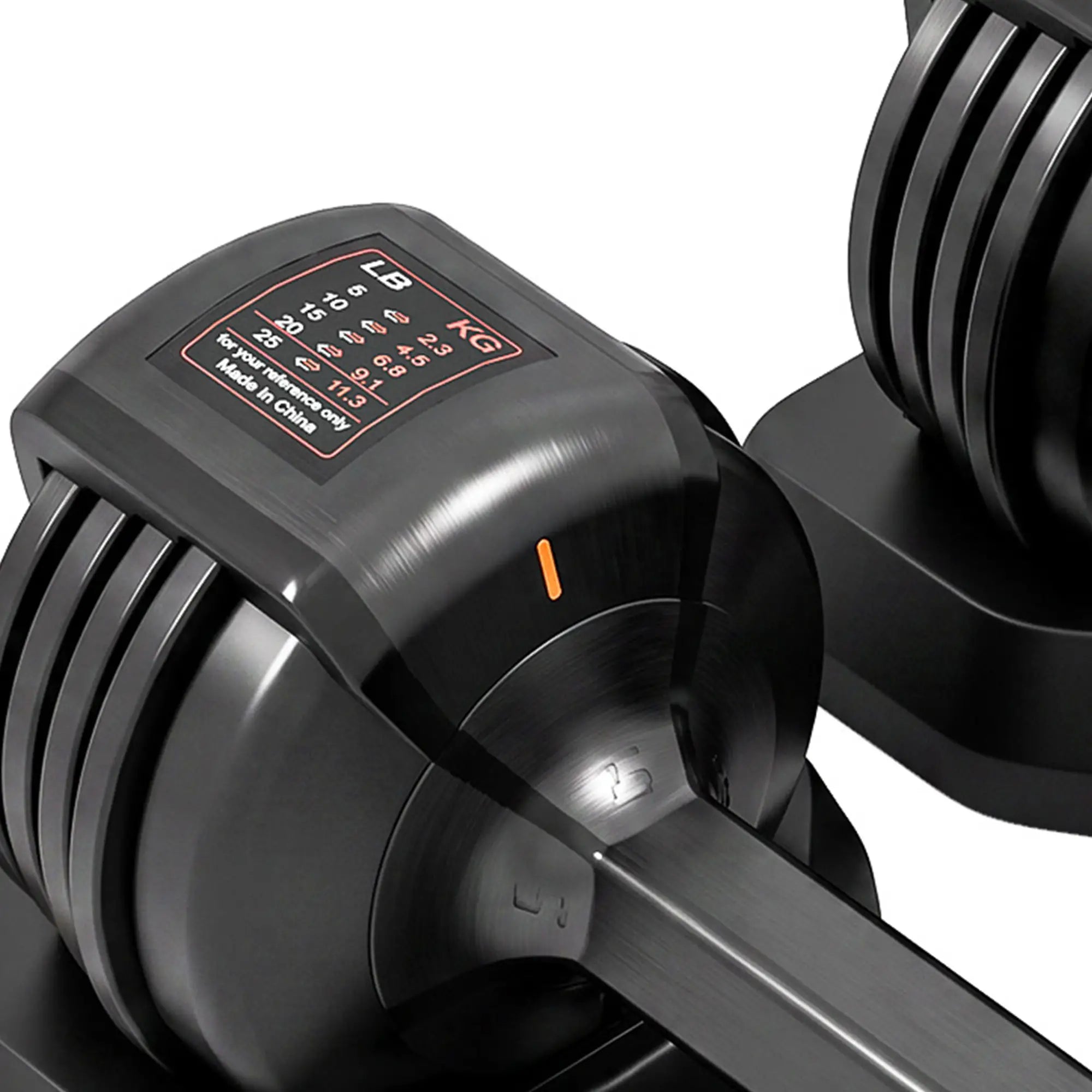 Adjustable Dumbbell Set of 2, 5-25 lbs, 5-in-1 Quick-Dial, Non-Slip Grip Dumbbells & Barbells at Gallery Canada