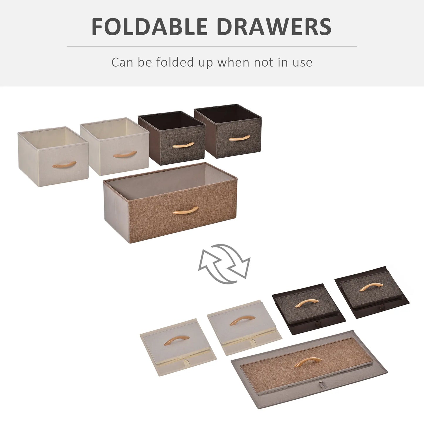 5-Bin Dresser Storage Tower, Fabric Bins with Metal Frame Storage Cabinets at Gallery Canada