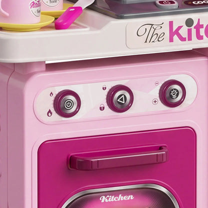 Kids Play Kitchen With 33 Accessories, Lights & Sounds, 3-6 Years Play Kitchen at Gallery Canada