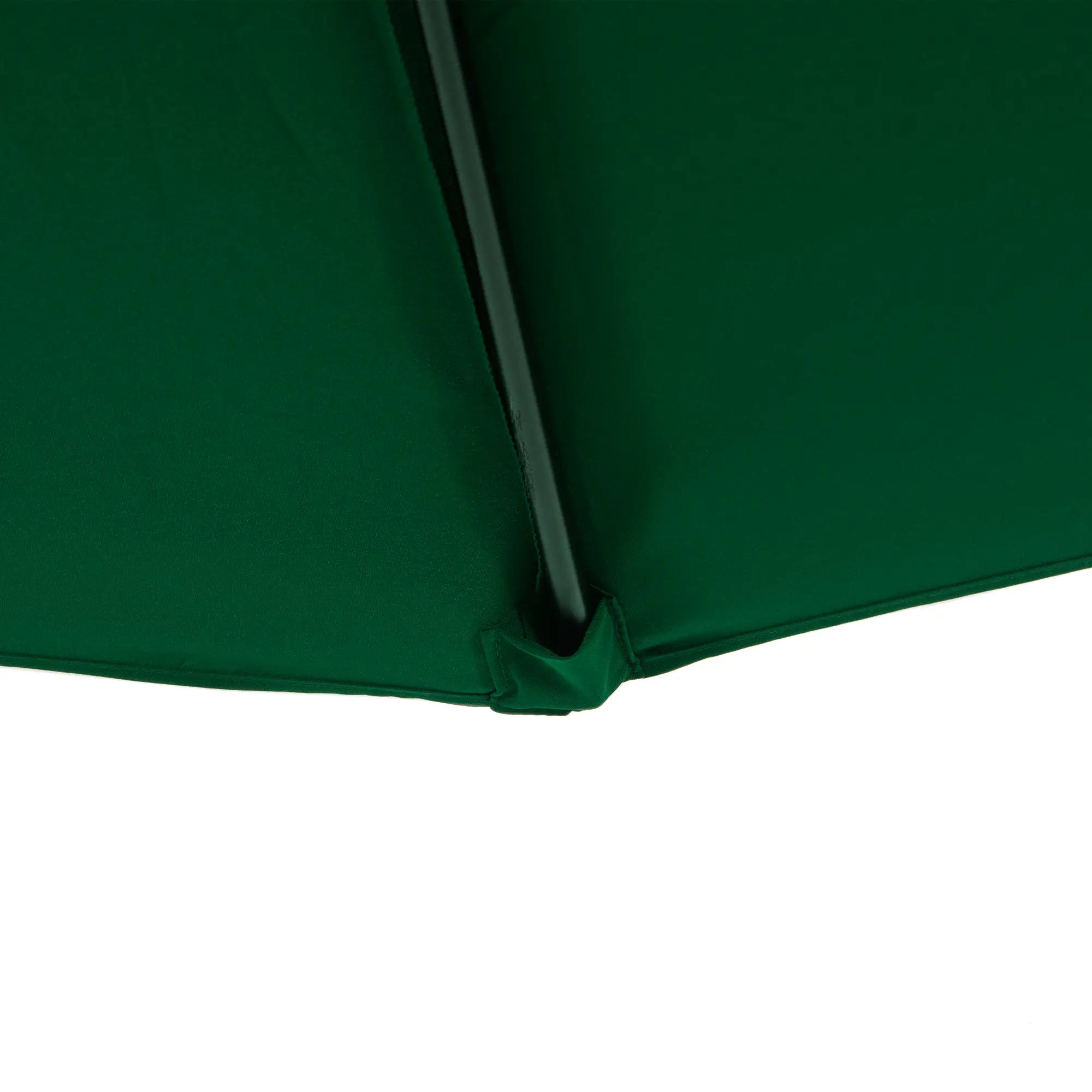 9.8ft Half Umbrella, Semi Round Patio Parasol, Crank Handle, Top Vent, Green Half Round Umbrellas at Gallery Canada