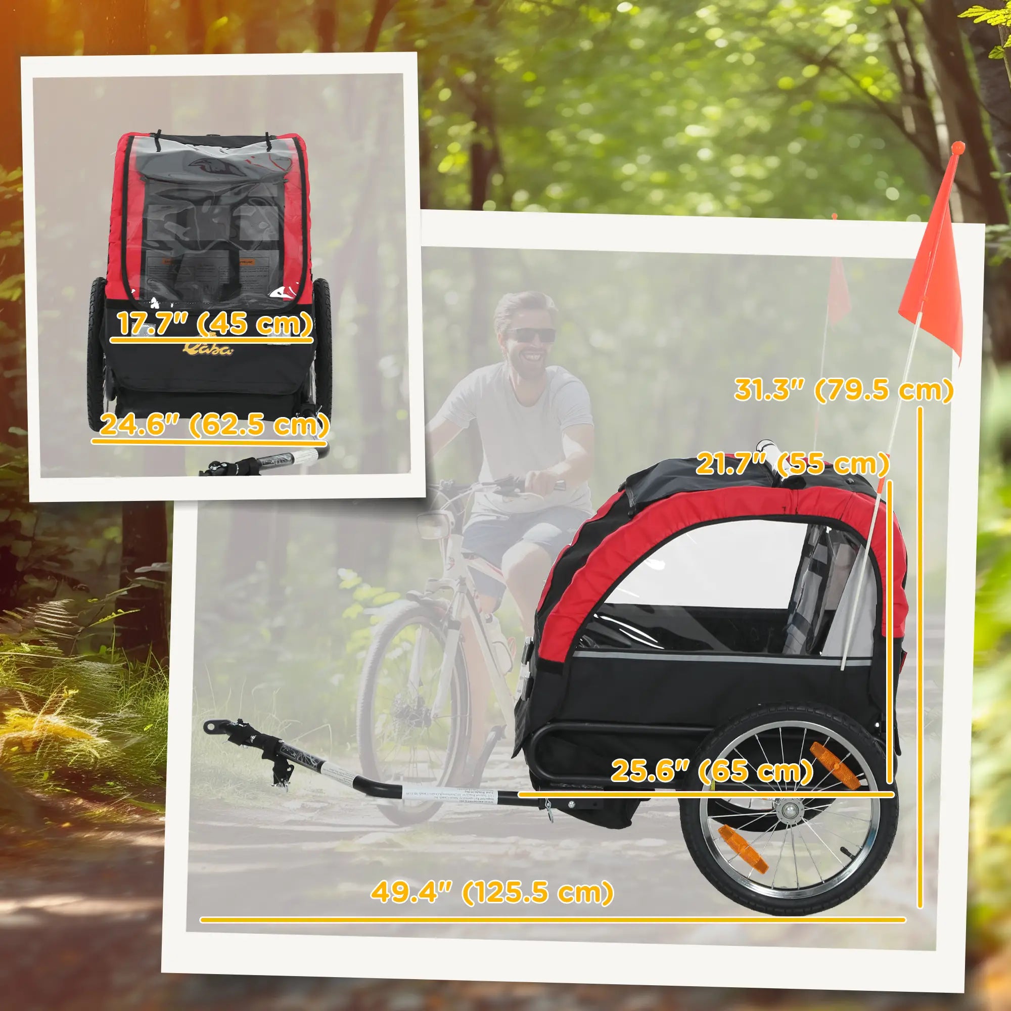 Kids Bike Trailer, 16