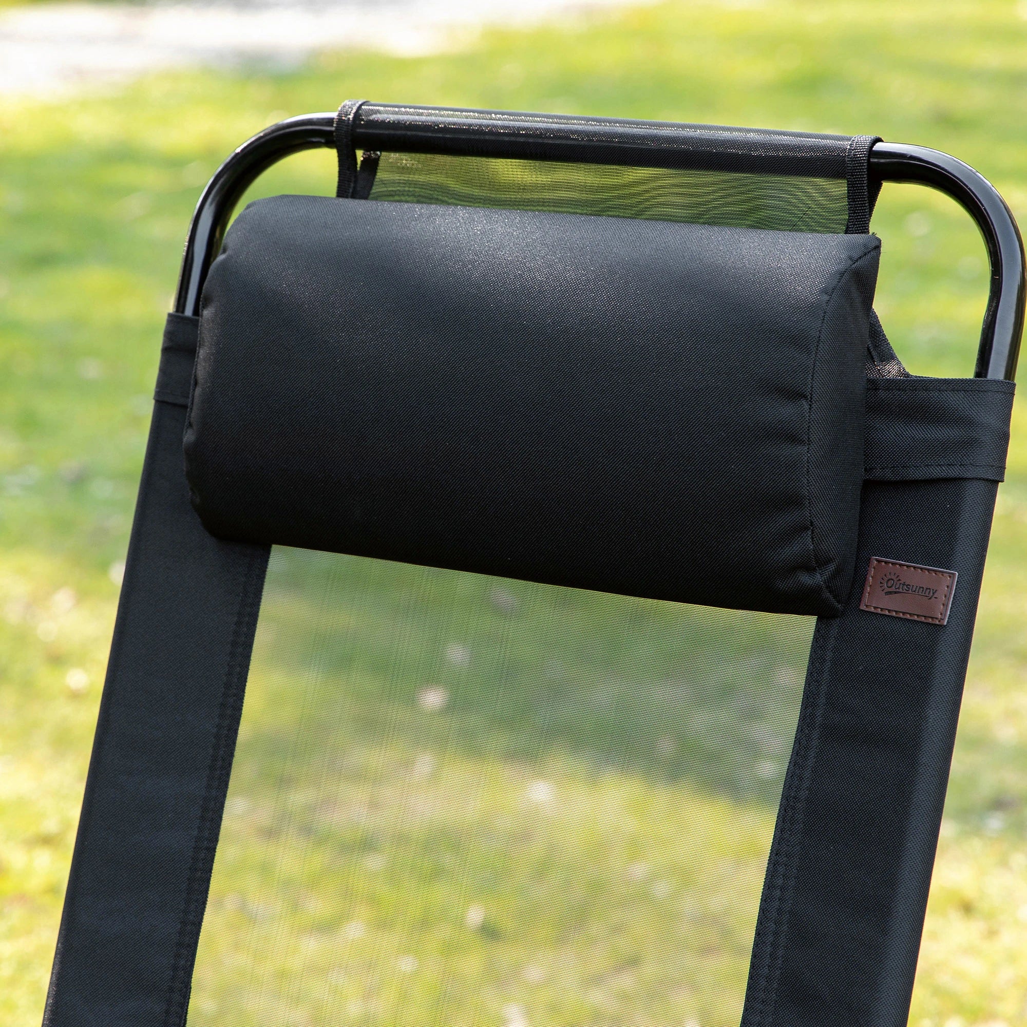Set of 4 Folding Camping Chairs, Black Patio Chairs at Gallery Canada