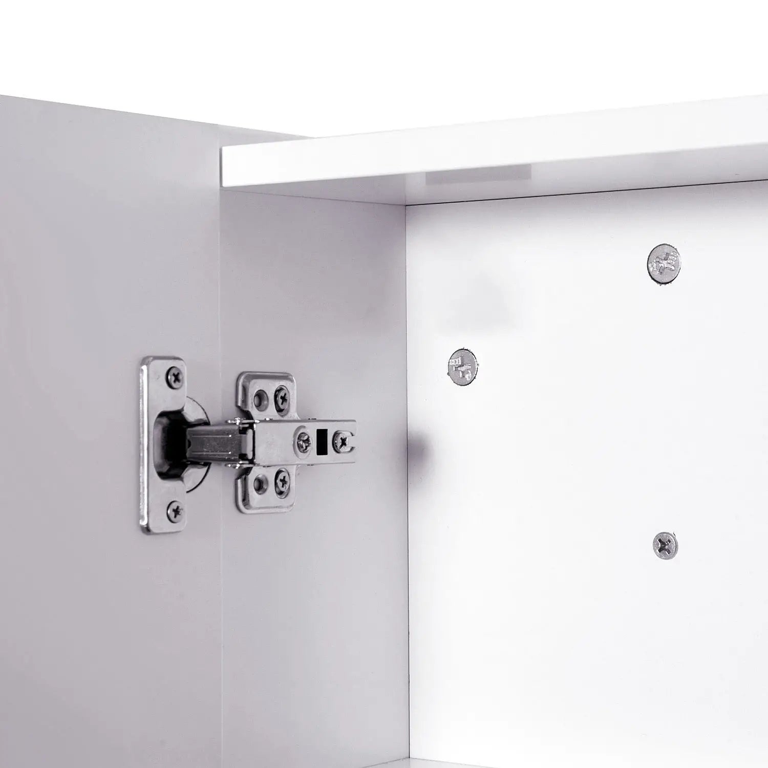 Wall Mount Mirrored Medicine Cabinet, Adjustable Shelf, Double Soft Closing Doors, Light Lilac Mirror Medicine Cabinets at Gallery Canada
