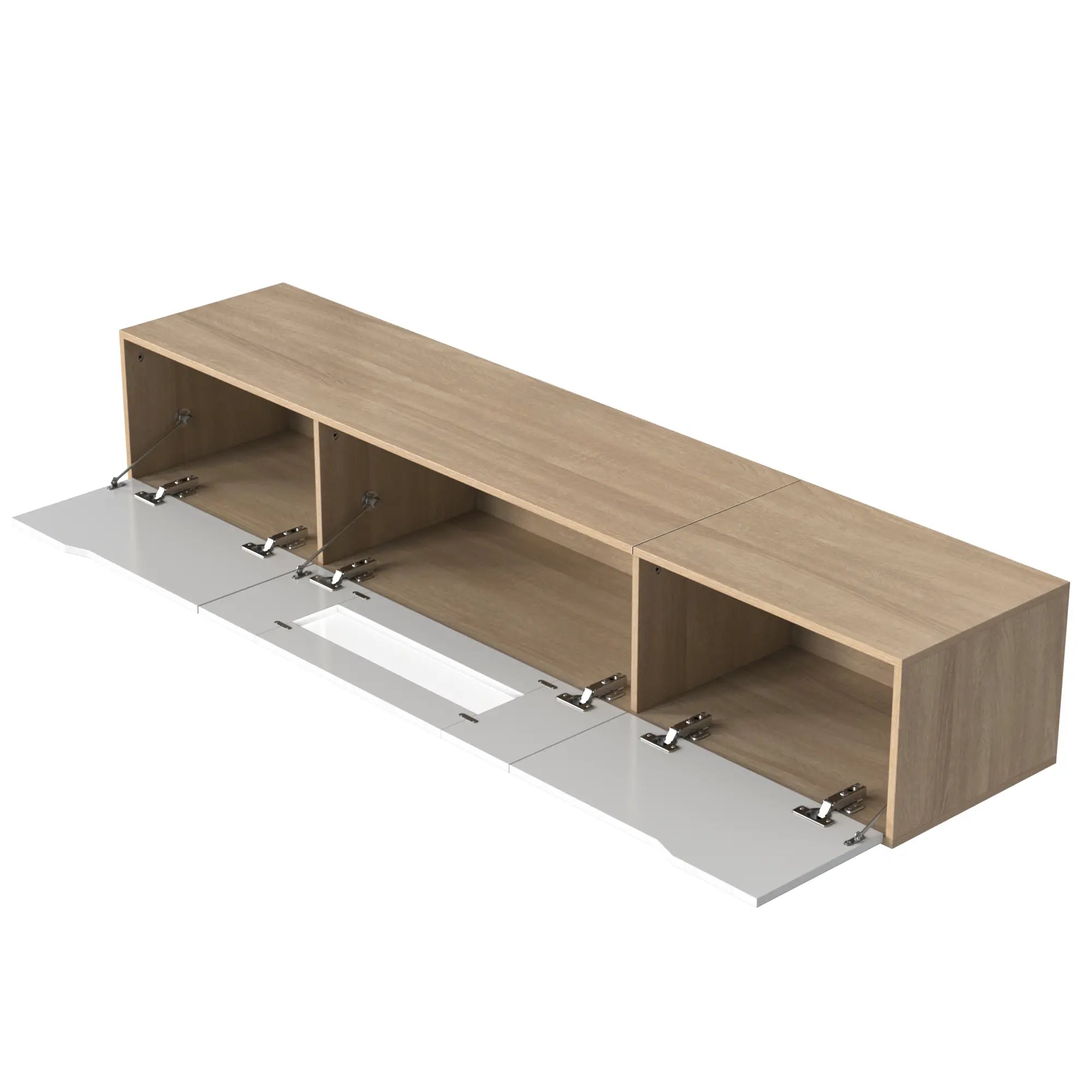 Modern TV Stand With LED Lighting, 71