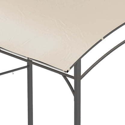 7' x 5' BBQ Grill Gazebo Tent, Steel Frame, Hooks, Beige BBQ Grill Gazebos at Gallery Canada