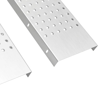 Folding Loading Ramps, 70.9" x 10", 880 lb, Silver Automotive at Gallery Canada