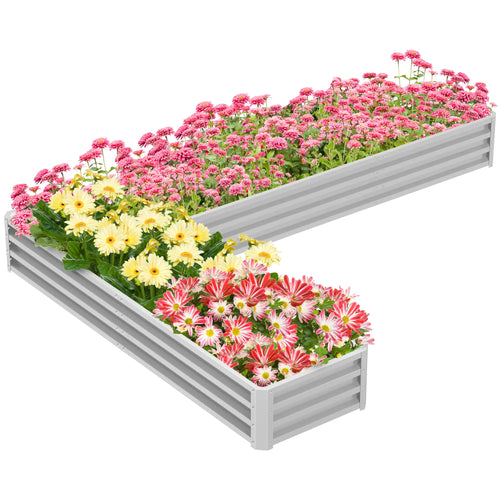 Galvanized Steel Raised Garden Bed, 82