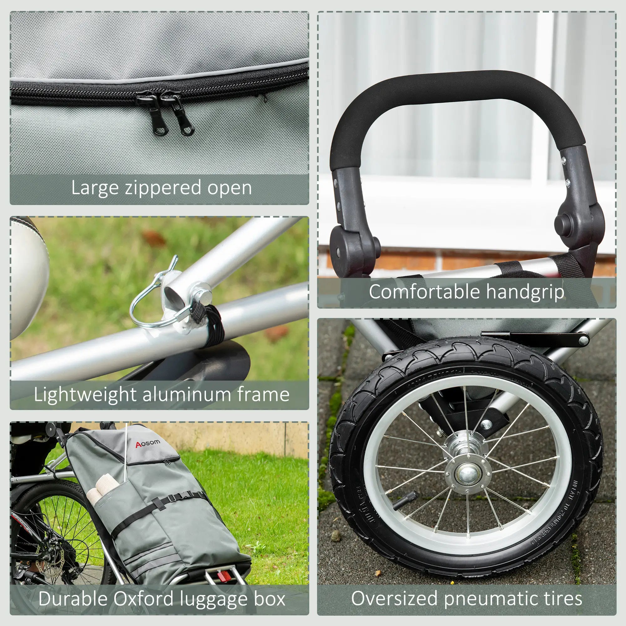 Bike Trailer, Bicycle Cargo Trailer, 12