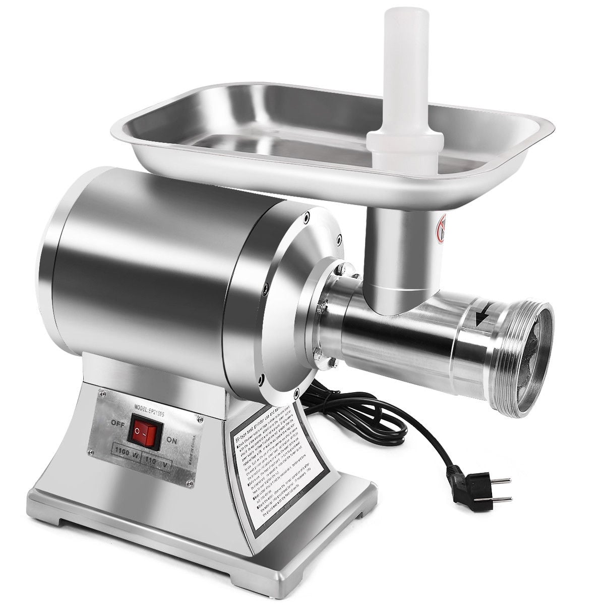 1100W Stainless Steel Heavy Duty #22 Electric Meat Grinder Food Grinders & Mills at Gallery Canada