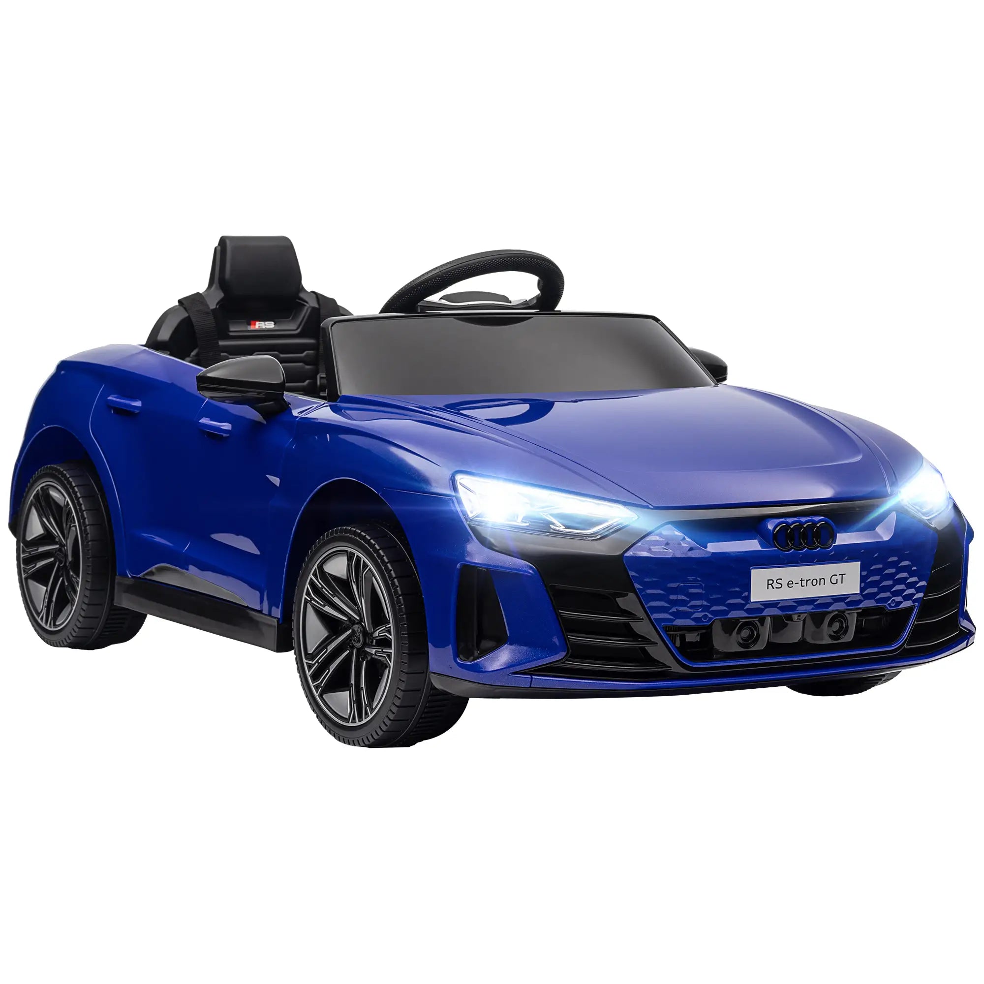 12V Kids Ride On Car, Battery Powered Electric Car, Remote Control, Navy Blue Electric Toy Cars at Gallery Canada