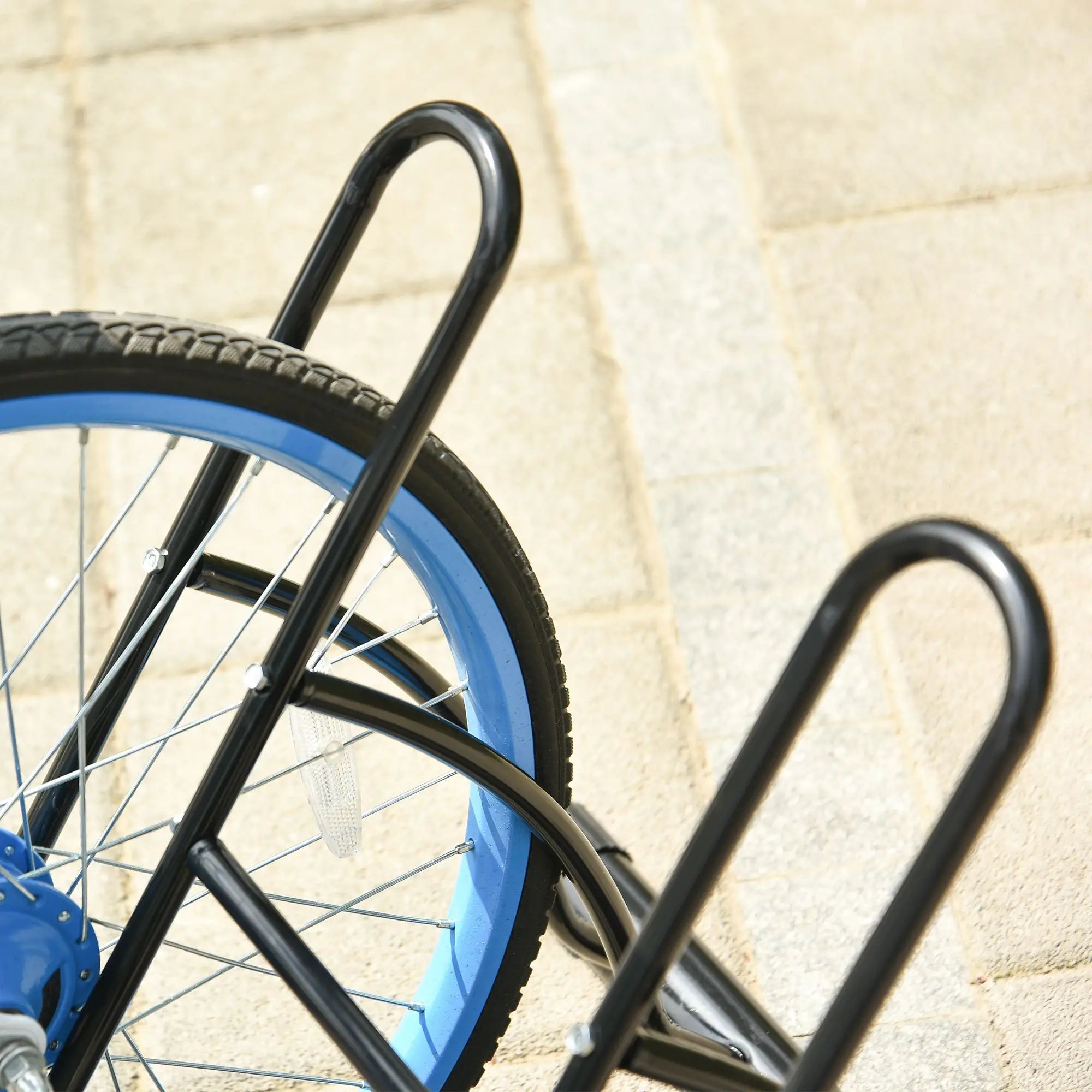 2 Bike Rack Floor Stand, Indoor Outdoor Bike Storage Holder Bike Parking Stands at Gallery Canada