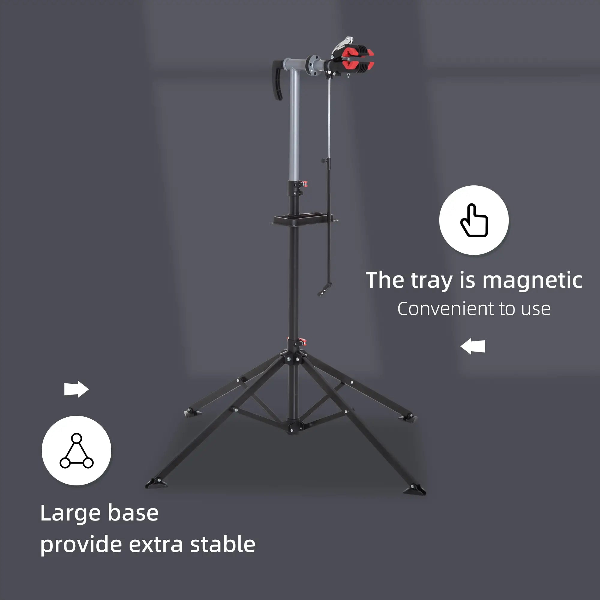 Adjustable Bike Repair Stand, Telescopic Arm, 70.75