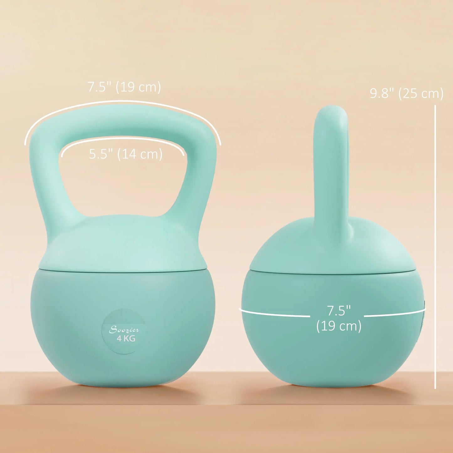 9 lb Soft Kettlebell, Sand Filled Weight w/ Grip Handle, Kettlebell Weight for Full Body Workout, Green Strength Training Equipment at Gallery Canada