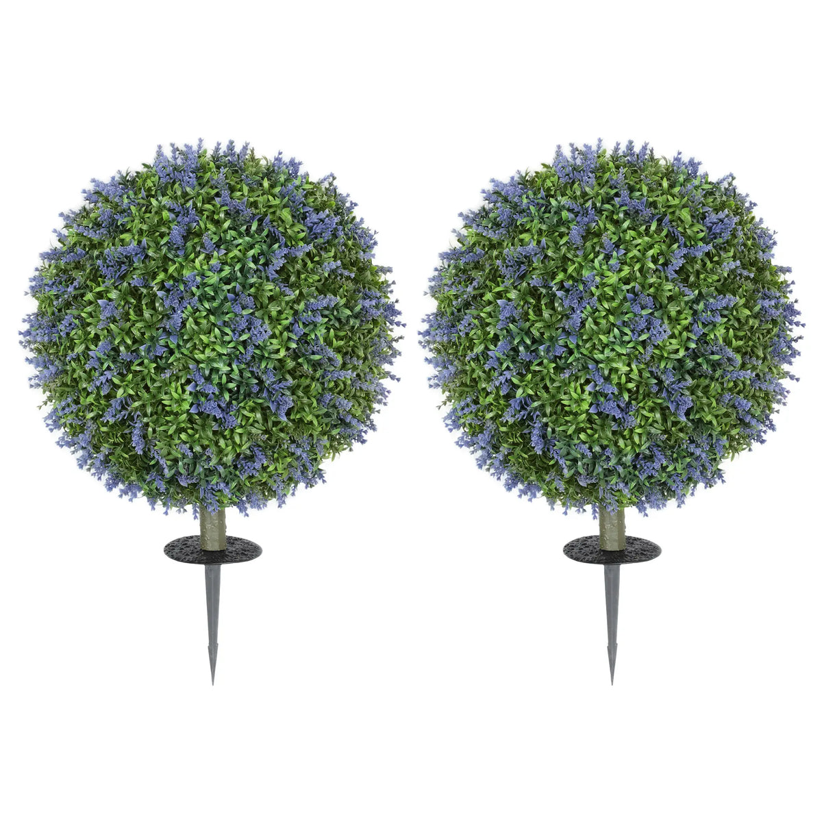 Artificial Lavender Plants, Set Of 2, UV Protected, Indoor Outdoor Decor, Purple Artificial Trees at Gallery Canada
