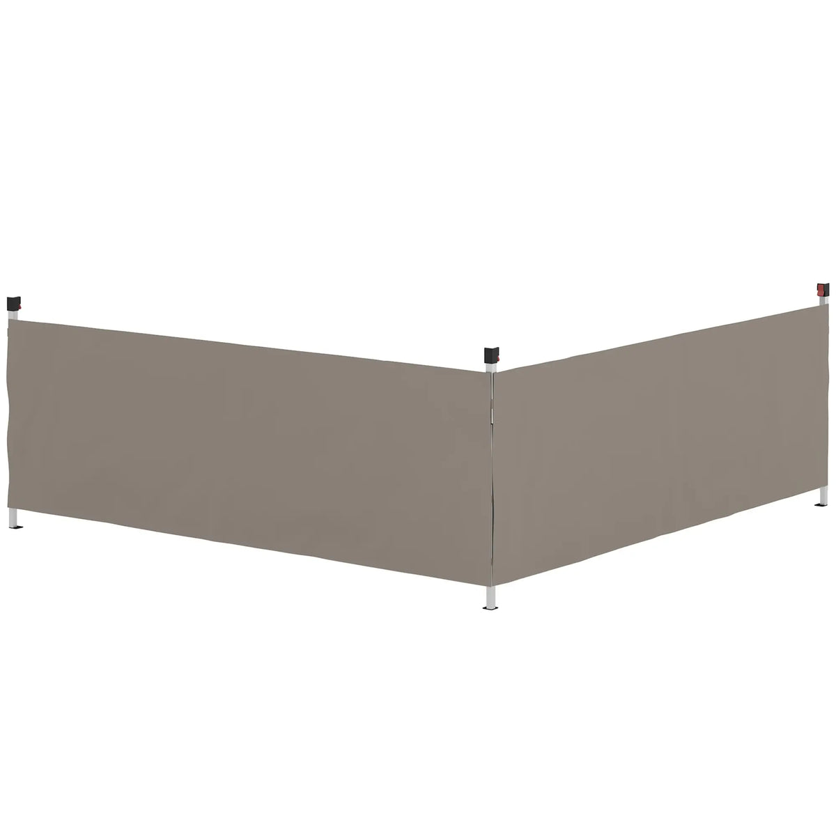 Canopy Sidewalls, 10' x 10' or 10' x 20', 2 PCS, Grey Gazebo Sidewalls at Gallery Canada