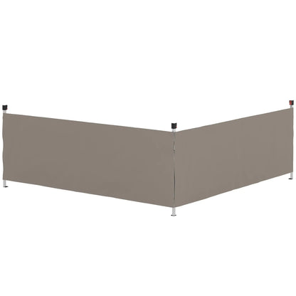 Canopy Sidewalls, 10' x 10' or 10' x 20', 2 PCS, Grey Gazebo Sidewalls at Gallery Canada